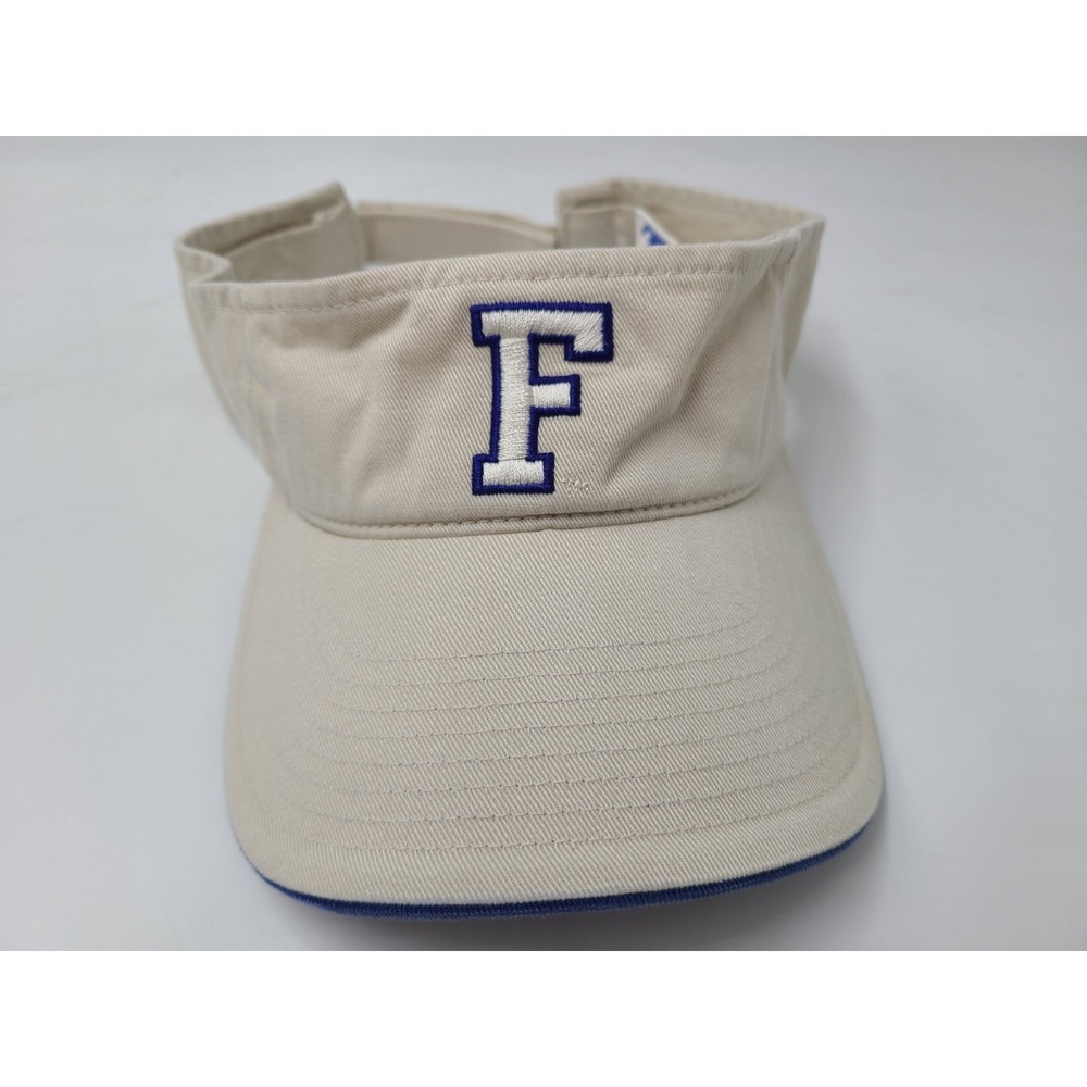 Florida‎ Gators Hat Visor Adjustable Vintage Beige Blue NCAA Sample Casual Wear